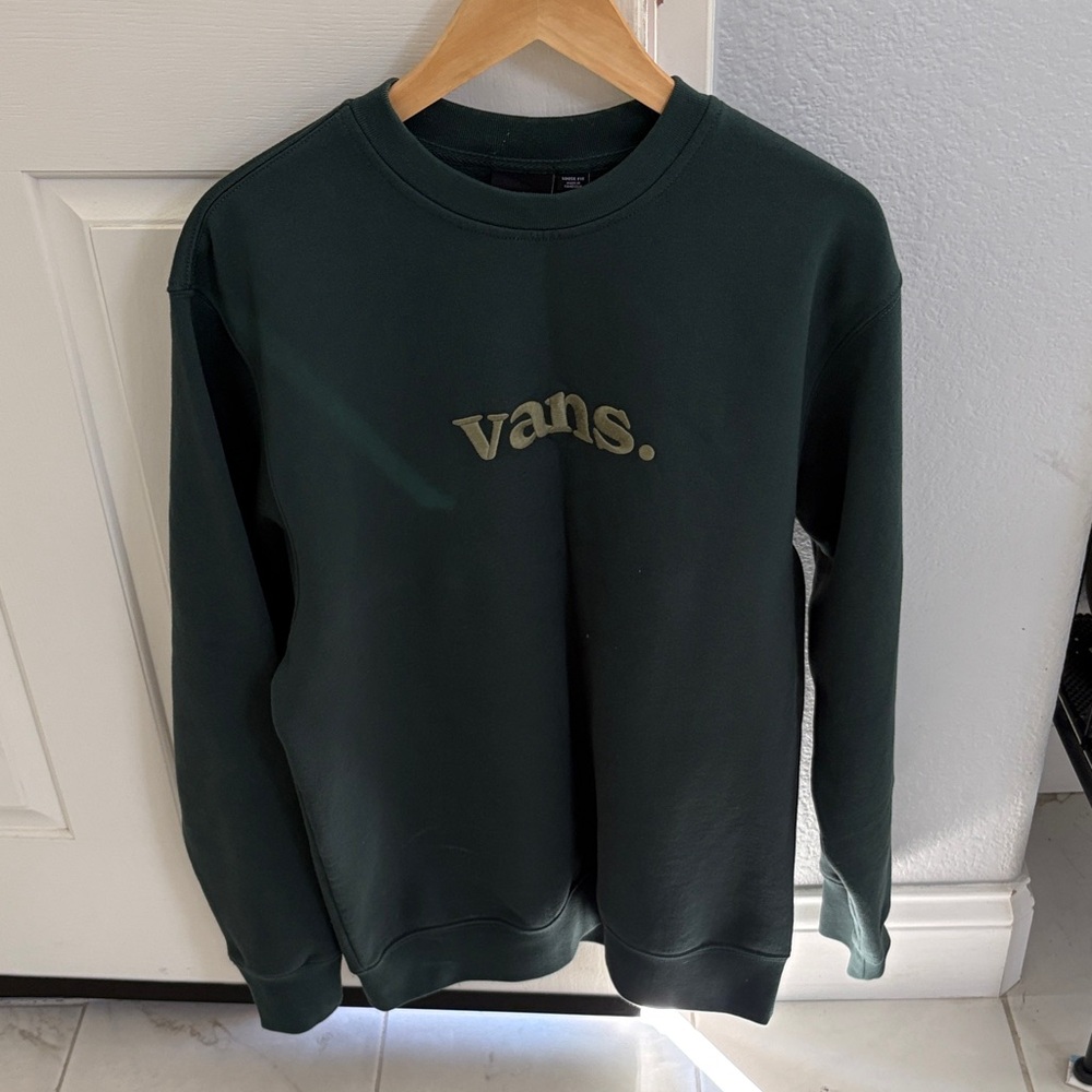 Vans Men's Dark Green Crewneck Sweater
